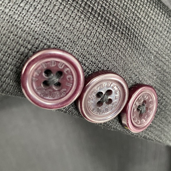 Vintage Sergio Vadducci Western Jacket Blazer Cowboy Rockabilly XL Black Grn - Picture 6 of 14